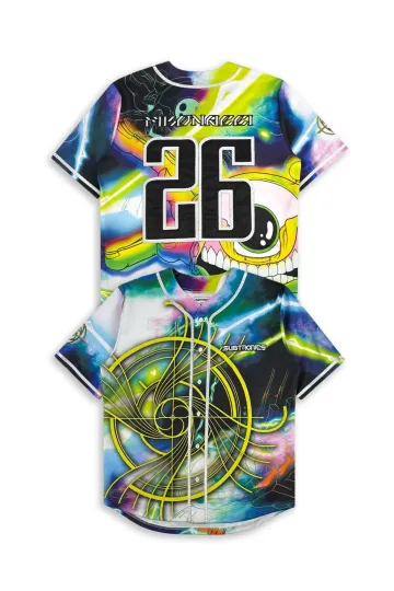 Discover Subtronics Aaron Brooks Fibonacci Tour Baseball Jersey 2026 EDM Merch