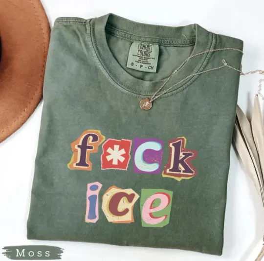 Discover Comfort Colors Fck ICE Shirt, Pro Immigrant Protest Tee, Immigration Tshirt
