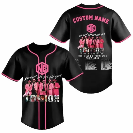 Discover Custom The Nw Edition Way Tour 2026 Baseball Jersey, Nw Edition Concert Jersey