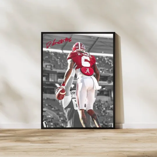 Discover DeVonta Smith Poster Philadelphia Football Wall Art Print All Sizes