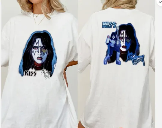 Discover Ace Frehley R.I.P Signature Double Sided T-Shirt