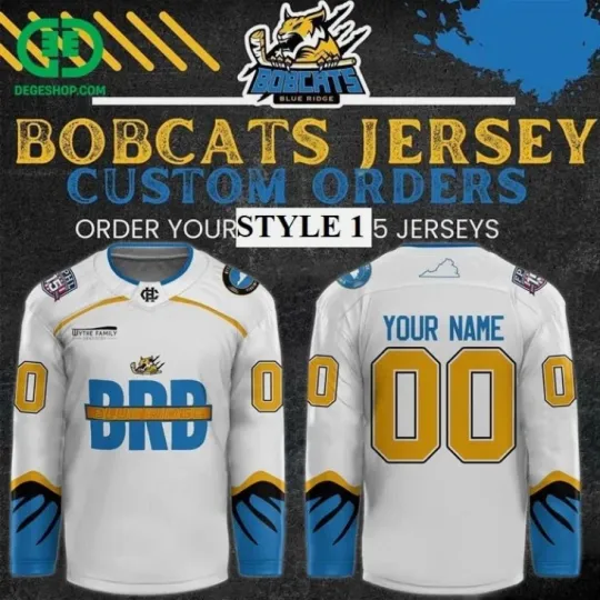 Discover Personalized NEW Blue Ridge Hockey Jersey Gift For Valentine