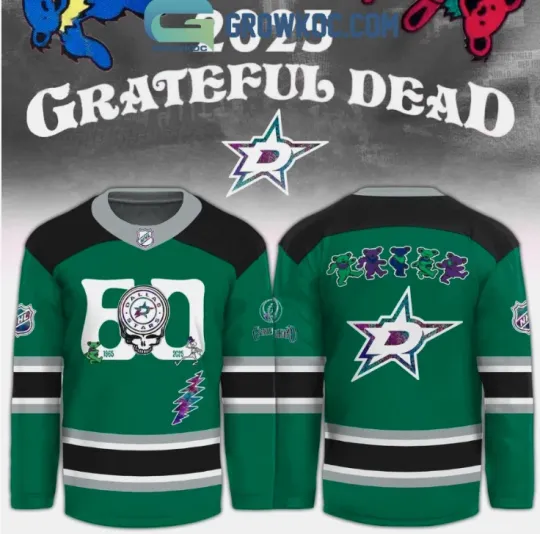 Discover Star X Grateful 60 Years Hockey Jersey Gift For Valentine