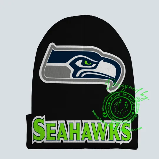 Seattle football Beanie, One Size Fits Most **ALL football Teams Available *
