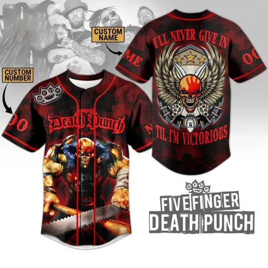 Personalized Five Finger Death Punch I'll Never Give Shirt 3D