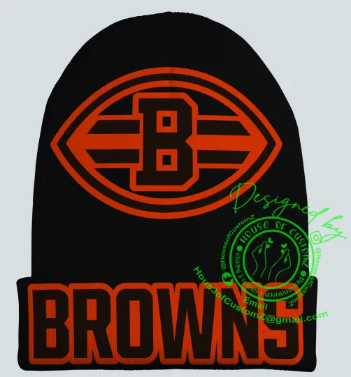 Cleveland football Beanie, One Size Fits Most **ALL football Teams Available