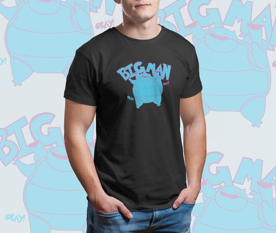 Big Man Blastoise Tee: Bold Anime Gamer Shirt