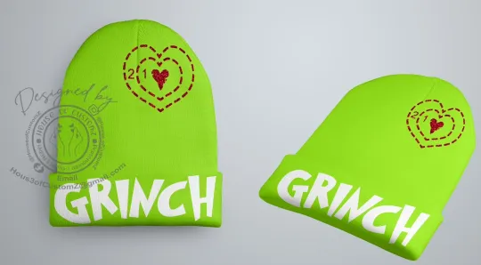 Discover funny character Growing Heart Beanie
