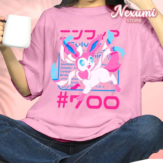 Discover Sylveony Cute T-Shirt - Comfort Gamer Shirt - Evolution Family - Magical Creature Tee