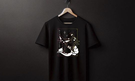 Espeon Umbreon Black Tee Perfect for a Present, Gift, Holiday, Birthday!