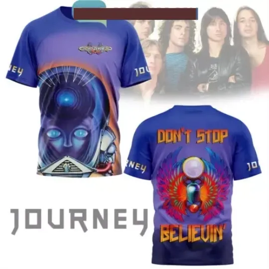 Journey Band Don’t Stop Believin AOP 3D T Shirt