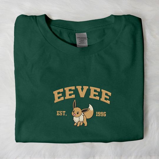 Cute Eevee Evolution Anime Tee, Cozy Graphic Shirt, Casual Unisex Top