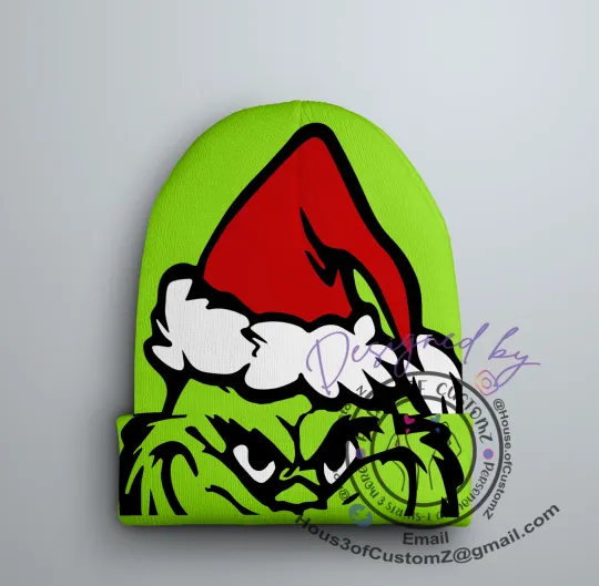 Discover The funny character beanie Green