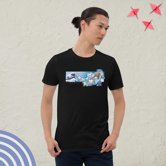 Squirtle T-Shirt | Unisex Poket mons Shirt with Blastoise Design | Unique Gift