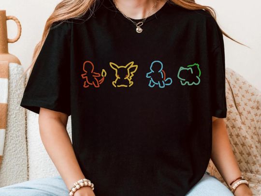 Discover Retro 90s Cartoon Silhouette Unisex T Shirt Anime Style Graphic Tee