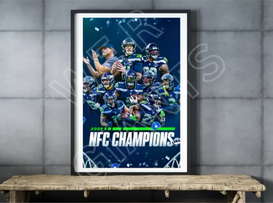 Discover Seattle Seahawks NFC Champions Art Print