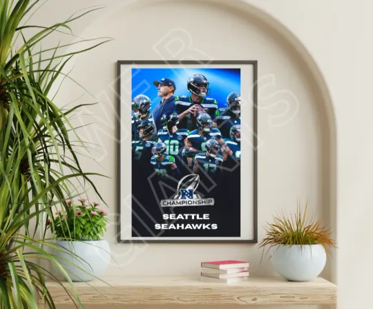 Discover Seattle Seahawkss N.F.C Champs Art Print