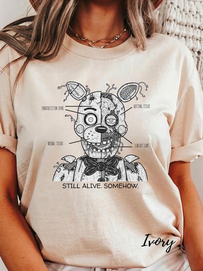 FNAF Springtrap Revenant Circuit Shirt,Still Alive, Retro Arcade Game Shirt