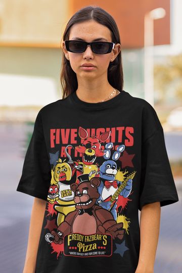 Limited Five Nights At Freddy's Vintage T-Shirt, FNAF T-Shirt