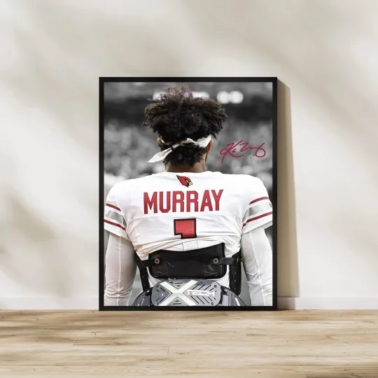 Discover Kyler Murray Poster Arizonna Football Wall Art Decor All Sizes