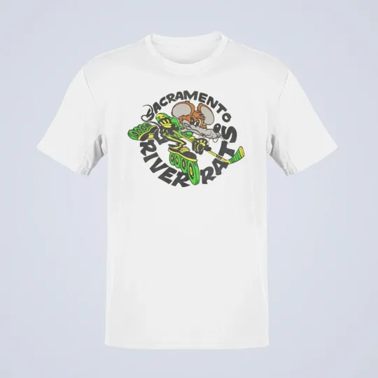 Discover Sacramento River Rats Roller Hockey Nostalgic Logo T-shir