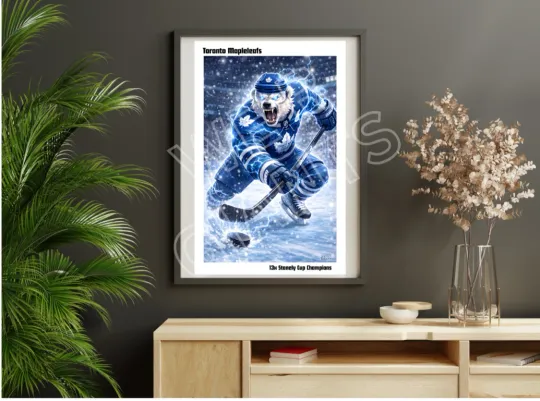 Discover Toronto Maple Leafs Hockey Art Print