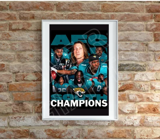 AFC South Champs Jacksonville Art Print