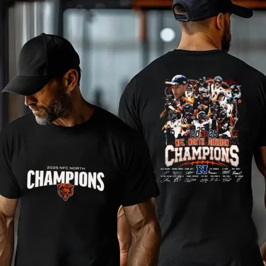 Discover Bears 2025 North Division Champions Unisex TShirt
