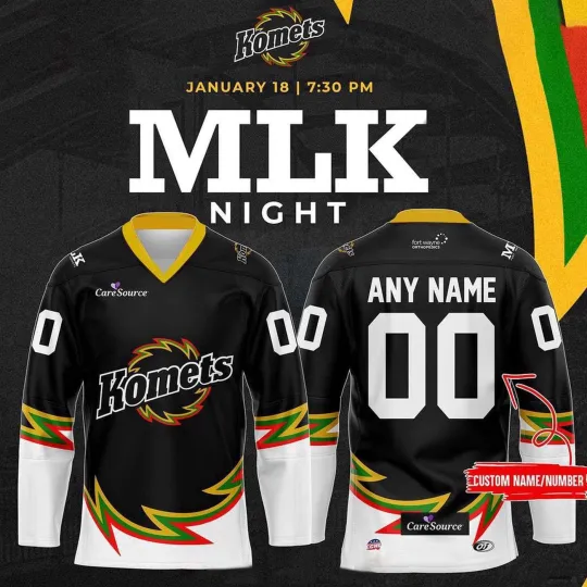 Discover Personalized Fort Wayne Komets MLK Night 2025 Special Hockey Shirt