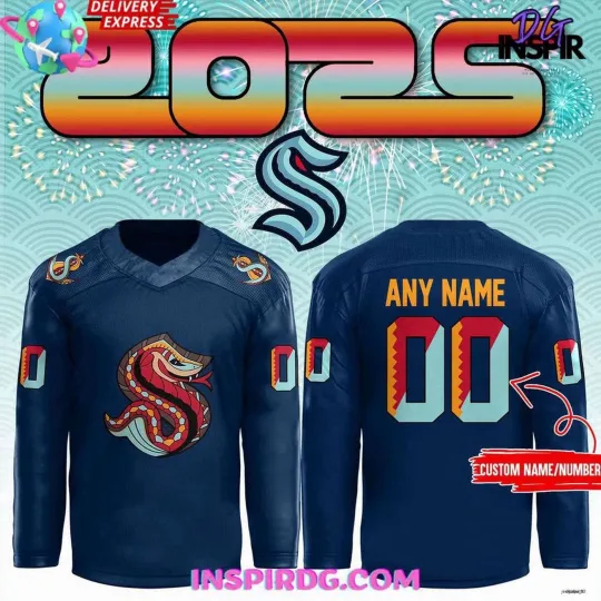 Discover Personalized Seattle Kraken Lunar New Year 2025 Hockey Shirt Hockey