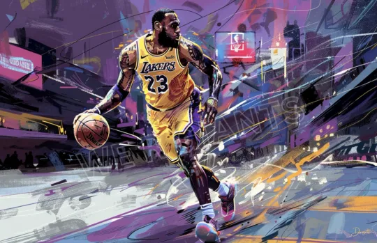 LeBron James Poster LeBron Posters Posters Wall Decor The Goat