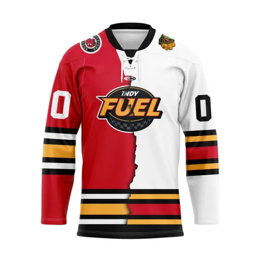 Personalized Indy Fuel Hockey Jersey Men's Fan Gear Christmas Gift