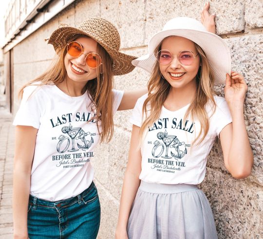 Discover Cruise Bachelorette Party Shirts: Last Sail Before Veil, Nautical Theme