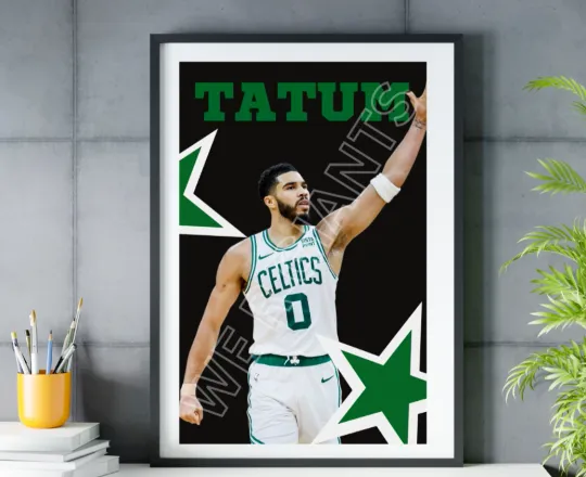 JAYSON TATUM BOSTON  Art Print