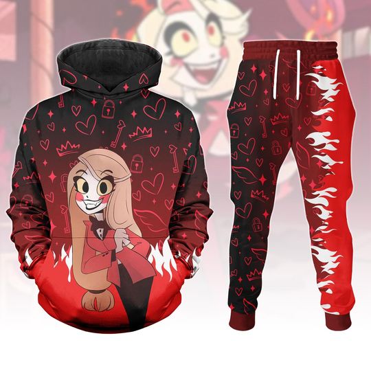 Discover Charlie Hazbin Hotel Unisex Hoodie, Charlie Morningstar Hazbin Jogger, Anime Hazbin Love gift For Men And Women