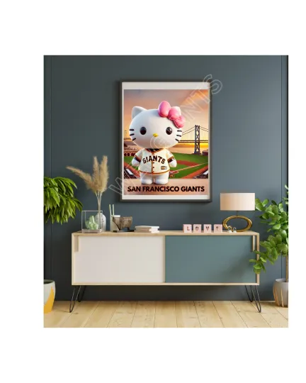 Discover SAN FRANCISCO  Hello Kitty 16x20 Poster