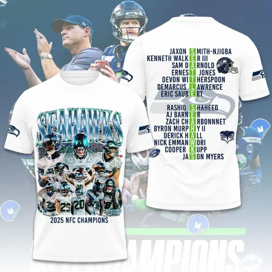 Discover 2025 Seattle Seahawk 3D Shirt