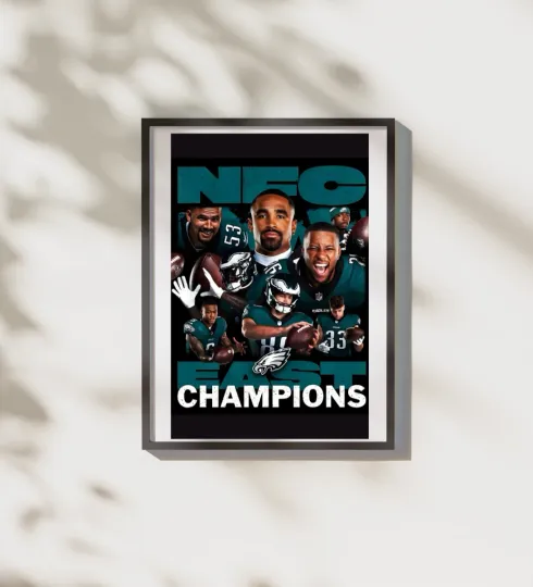 Discover NFC East Champions Eagles 11x17 Art Print