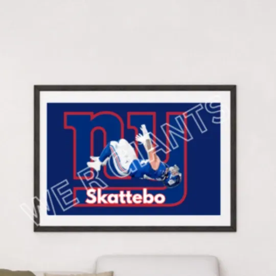 Discover NEW YORK GIANTS  CAM SCATTEBO POSTER SCATTEBO