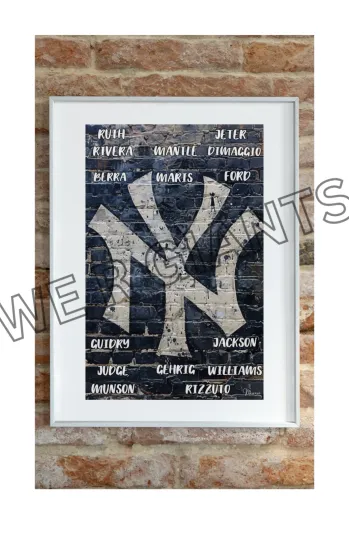 Discover New York Legends Poster Wall Art by Rodeo Drive Designs