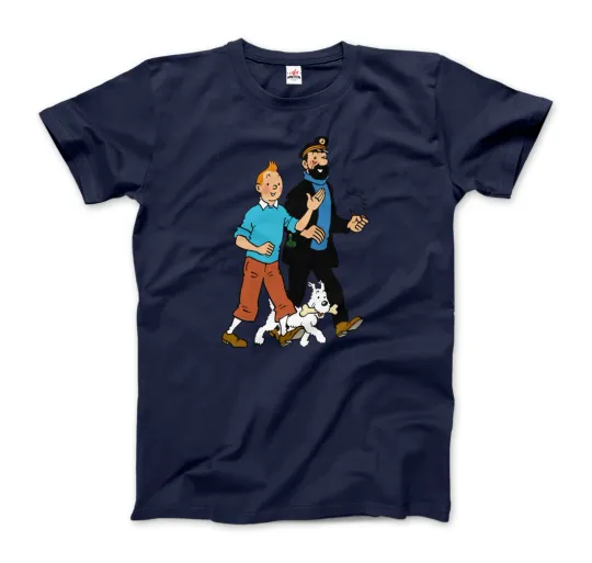 Discover TINTIN Cartoon Retro Graphic Unisex T-shirt S-5XL