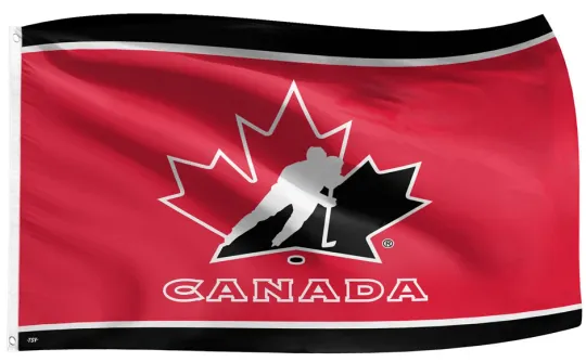 Discover TEAM CANADA HOCKEY Official Hockey Canada Logo Huge 3'x5' Banner FLAG