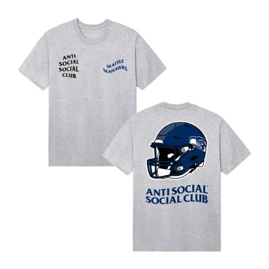 Discover Anti Soociial Clubb x Seattle 1Seahawks T-shirt All Size