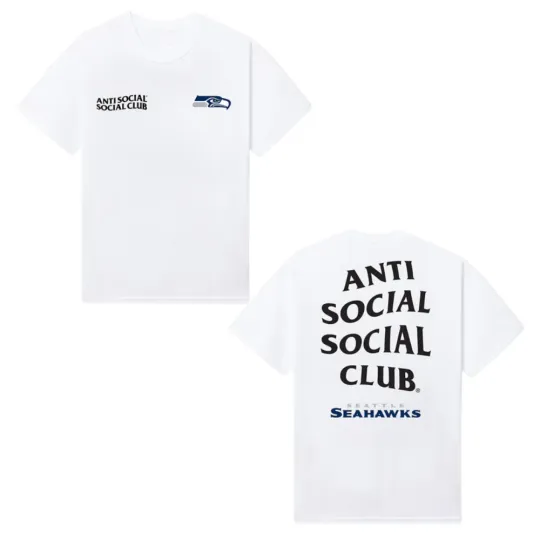 Discover Anti Soociial Clubb x Seattle 1Seahawks T-shirt All Size