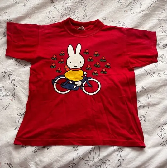 Discover Miffy Bunnies Funny Retro Graphic Unisex Tee Gift For Fan S-5XL