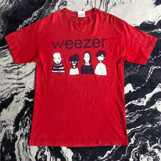Discover Weezer Cartoon Retro Graphic Unisex Tee Gift For Fan S-5XL