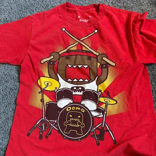 Discover Retro domo drum funny cartoon Graphic Unisex Tee Gift for fan S-5XL