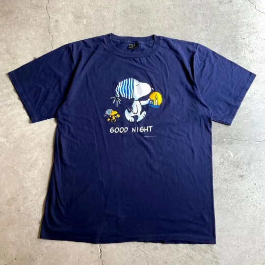 Discover SN00PY Good Night Retro Graphic Unisex Tee Gift For Fan S-5XL