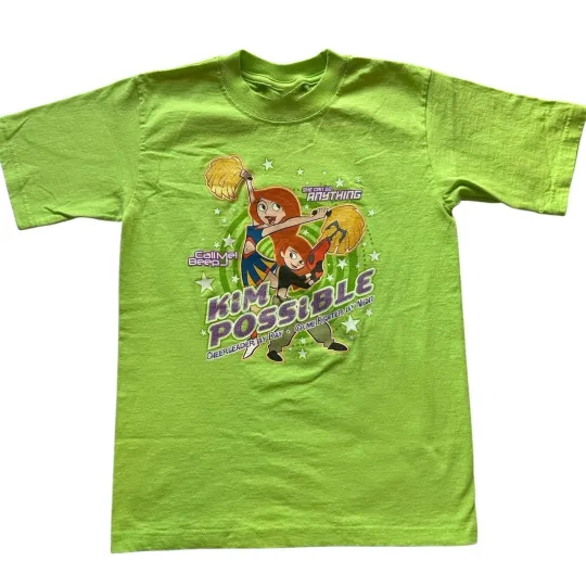 Discover Kim Possible cheerleader Cartoon Unisex T-shirt S-5XL