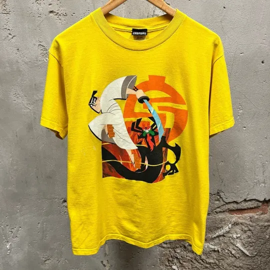 Discover Retro Samurai Jack Cartoon Promo Graphic Unisex Tee Gift For Fan S-5XL